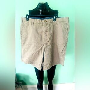 Nautica Tan Flat Front Shorts Versatile Style